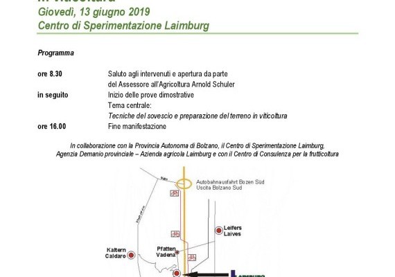 Giornata della Tecnica in viticoltura 2019